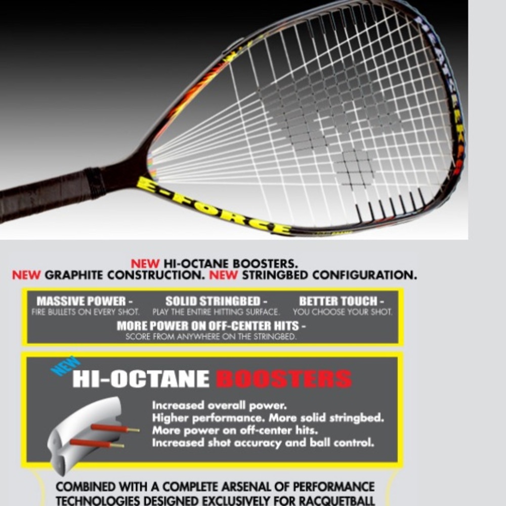 EForce Heatseeker Racquetball racquet great condition